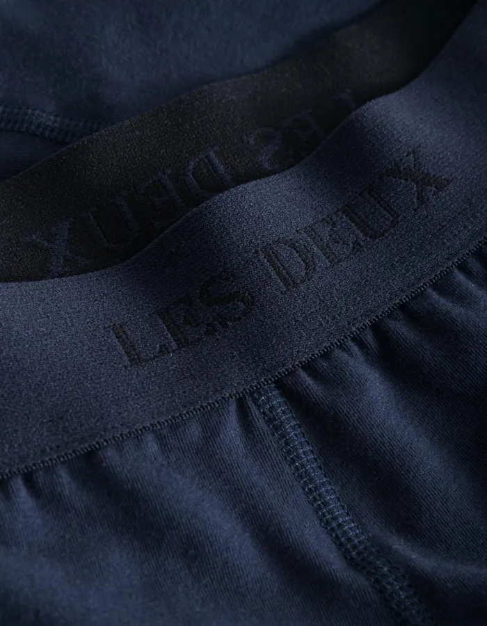 Men Les Deux Underwear Warren 2Pack Boxers 8211 Dark Navy