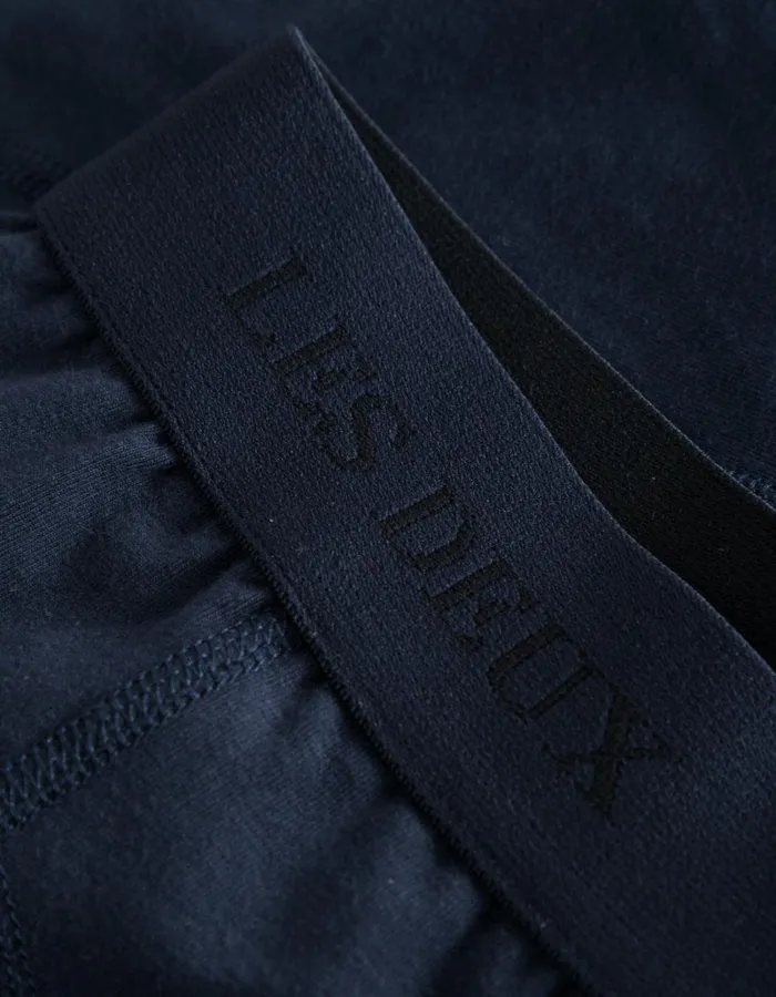 Men Les Deux Underwear Warren 2Pack Boxers 8211 Dark Navy