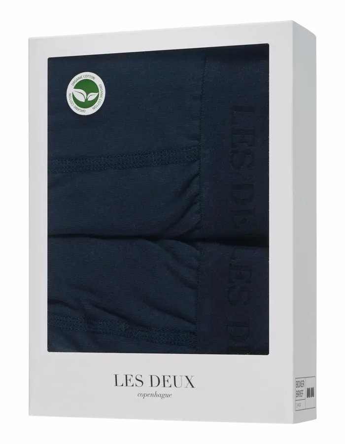 Men Les Deux Underwear Warren 2Pack Boxers 8211 Dark Navy