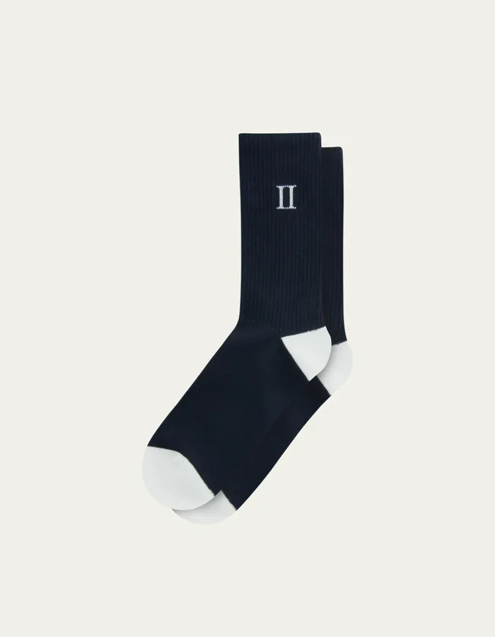Men Les Deux Underwear William 2Pack Socks 8211 Dark NavyOff White
