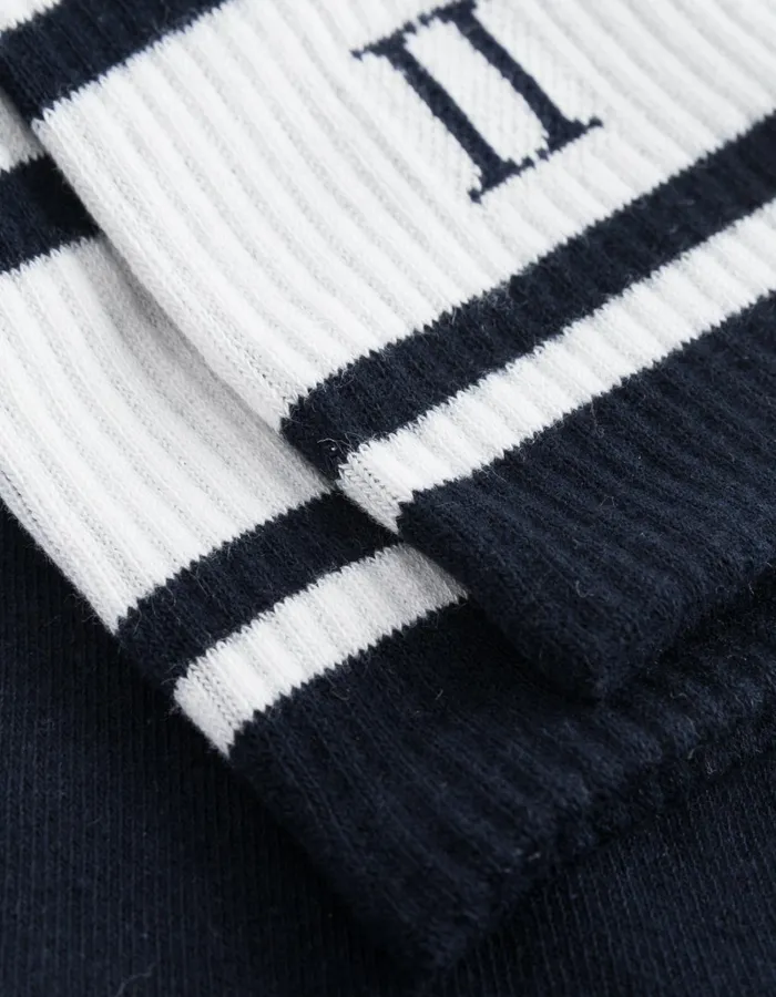 Men Les Deux Underwear William Stripe 2Pack Socks 8211 Dark NavyOff White Men Les Deux Underwear William Stripe 2Pack Socks 8211 Dark NavyOff White