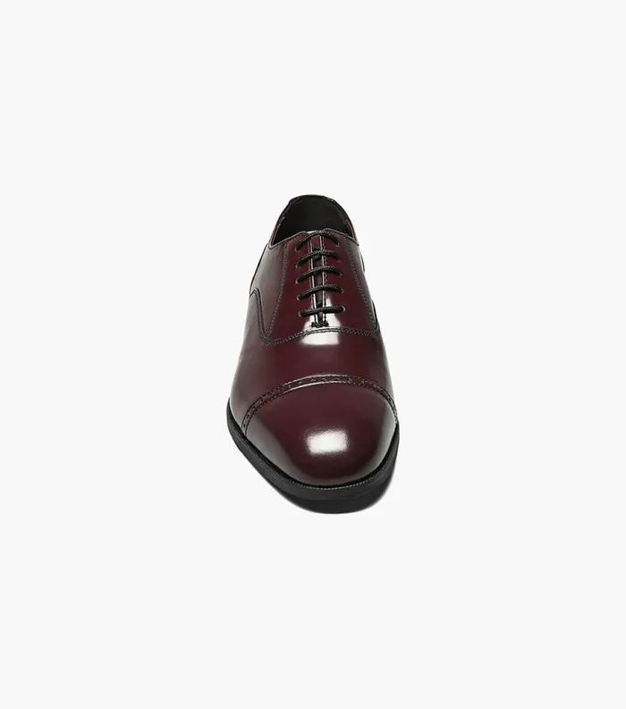 Men Lexington Cap Toe Oxford Burgundy Florsheim Dress Shoes