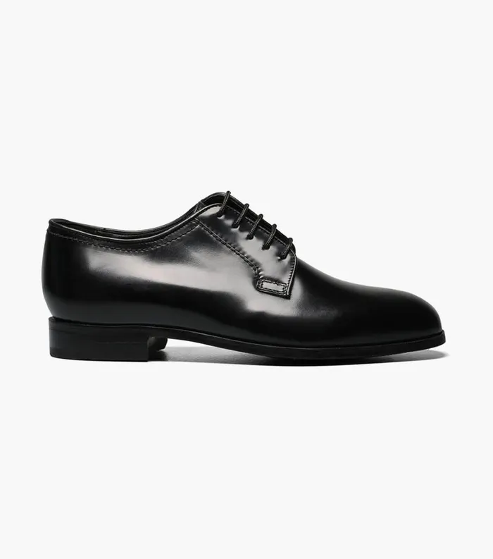Men Lexington Plain Toe Oxford Black Florsheim Dress Shoes