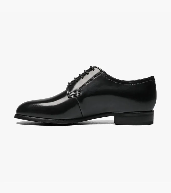 Men Lexington Plain Toe Oxford Black Florsheim Dress Shoes