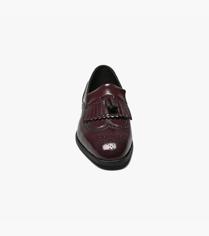 Men Lexington Wingtip Loafer Burgundy Florsheim Dress Shoes