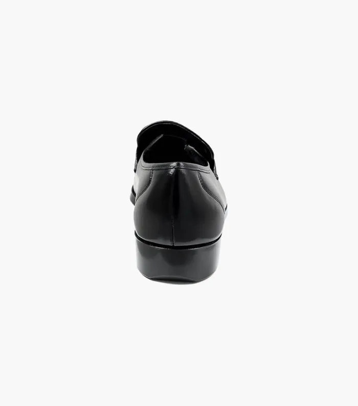 Men Lido Moc Toe Slip On Loafer Black Florsheim Dress Shoes