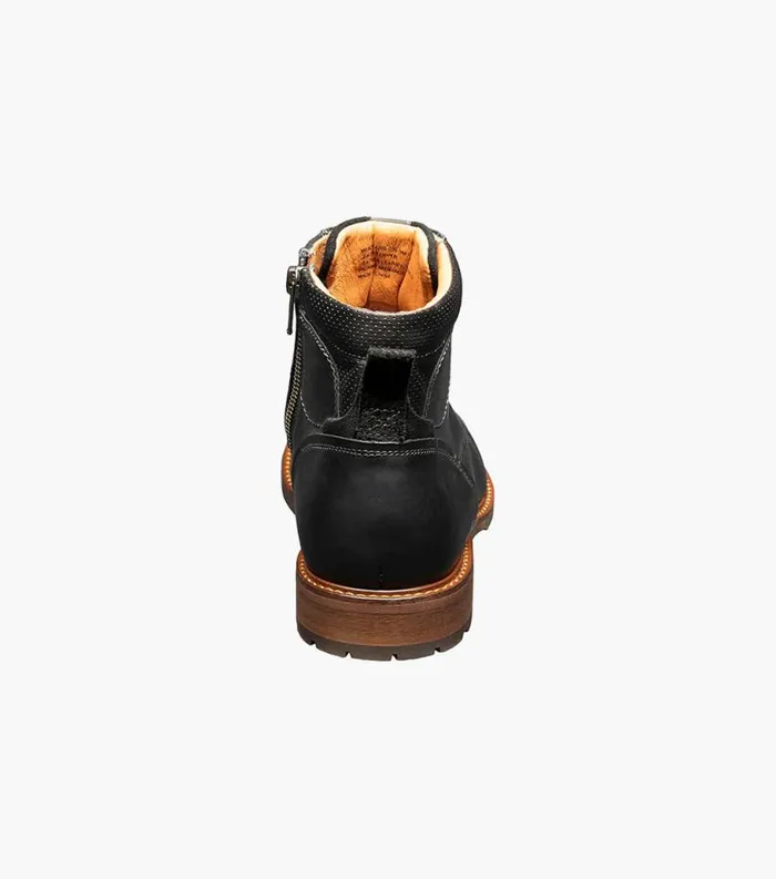 Men Lodge Cap Toe Lace Up Boot Black Ch Florsheim Casual Shoes