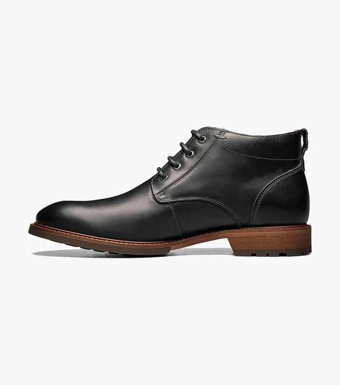 Men Lodge Plain Toe Chukka Boot Black Ch Florsheim Casual Shoes