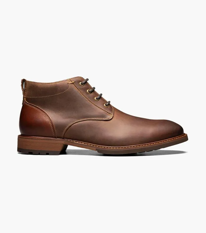Men Lodge Plain Toe Chukka Boot Brown Ch Florsheim Casual Shoes