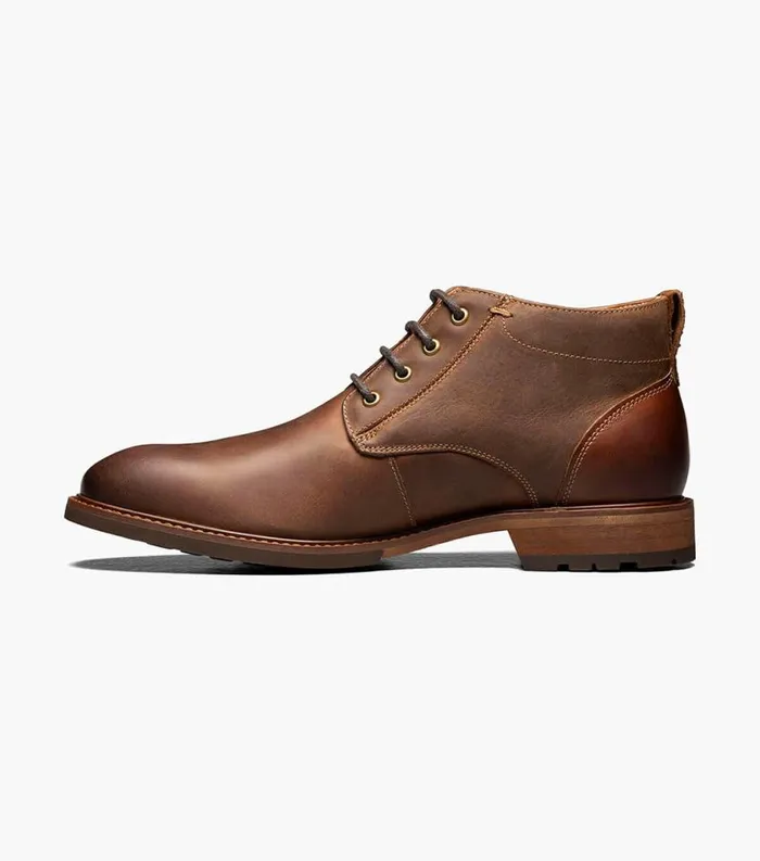 Men Lodge Plain Toe Chukka Boot Brown Ch Florsheim Casual Shoes