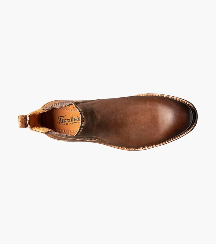 Men Lodge Plain Toe Gore Boot Brown Ch Florsheim Casual Shoes