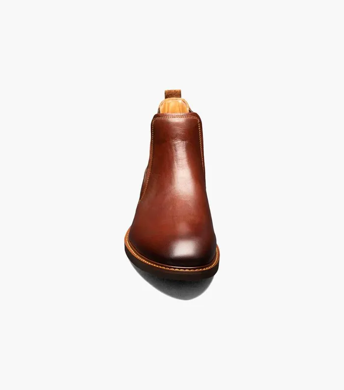 Men Lodge Plain Toe Gore Boot Chestnut Florsheim Casual Shoes
