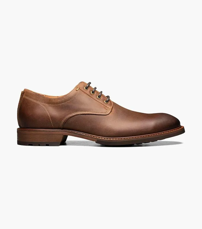 Men Lodge Plain Toe Oxford Brown Ch Florsheim Casual Shoes