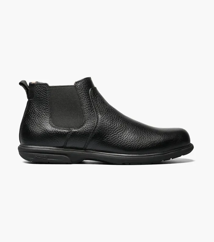 Men Loedin Steel Toe Plain Toe Gore Boot Black Florsheim Safety Shoes
