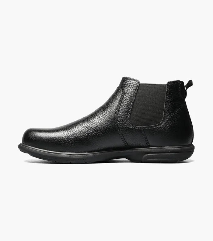Men Loedin Steel Toe Plain Toe Gore Boot Black Florsheim Safety Shoes