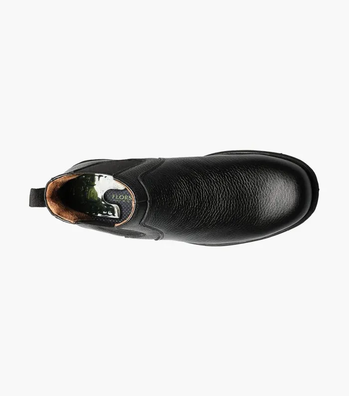 Men Loedin Steel Toe Plain Toe Gore Boot Black Florsheim Safety Shoes