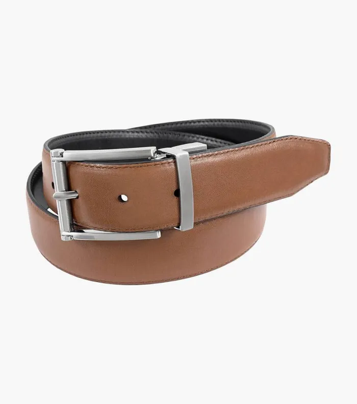 Men Lofton Reversible Belt Copper Florsheim Belts and Suspenders