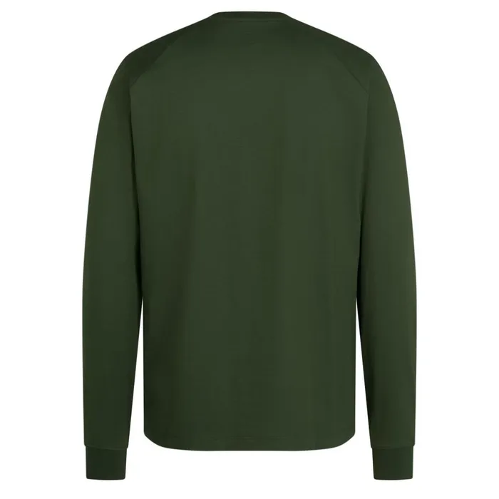 Men Long Sleeve Cotton TShirt Blackwhitewhitelight Greydark Navynavydeep Olive Greenolive Green Rapha TShirts and Tops