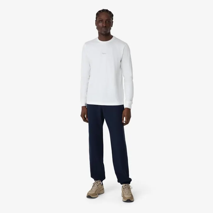 Men Long Sleeve Cotton TShirt Blackwhitewhitelight Greydark Navynavydeep Olive Greenolive Green Rapha TShirts and Tops