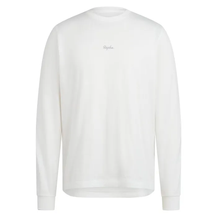 Men Long Sleeve Cotton TShirt Blackwhitewhitelight Greydark Navynavydeep Olive Greenolive Green Rapha TShirts and Tops