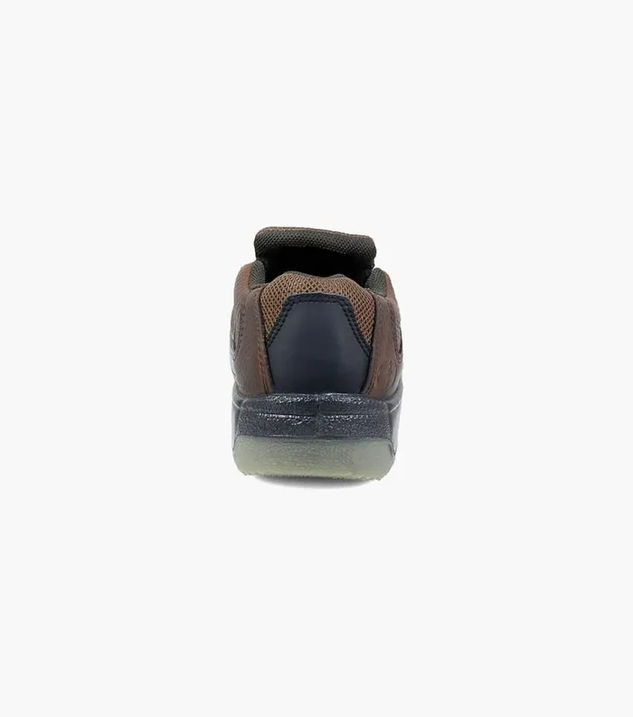 Men Lucky Composite Toe Moc Toe Slip On Brown Florsheim Safety Shoes