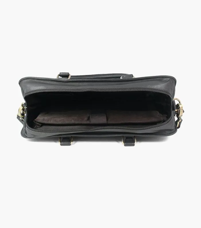 Men Marieke Vachetta Leather Briefcase Brown Florsheim Bags