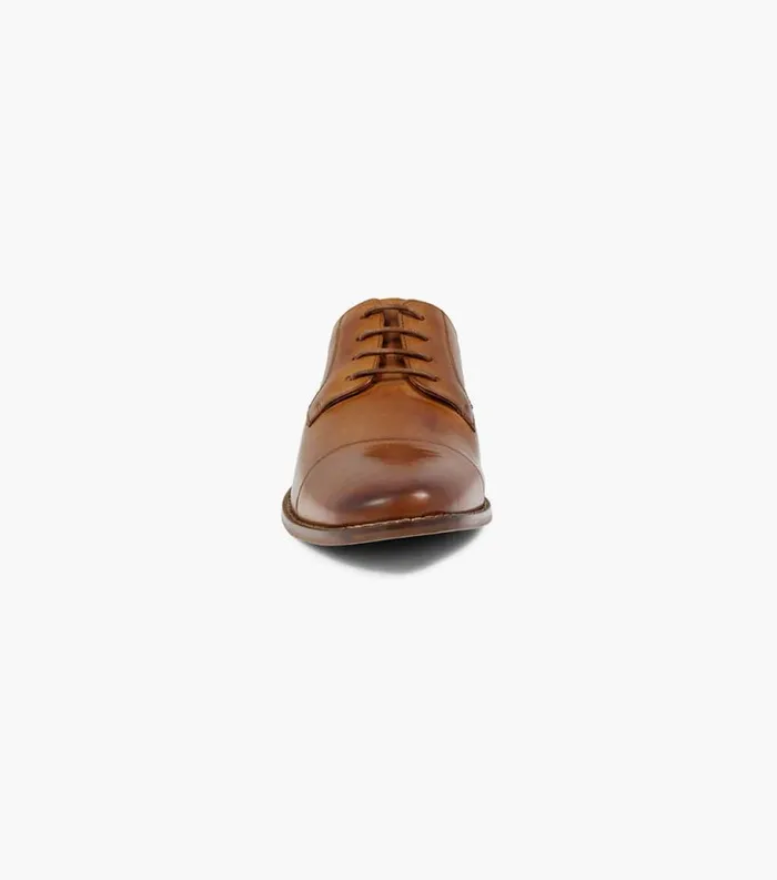 Men Matera Cap Toe Oxford Cognac Florsheim Dress Shoes