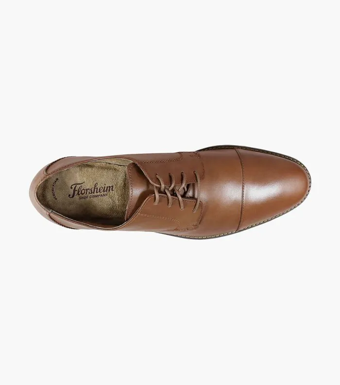 Men Matera II Cap Toe Oxford Mocha Florsheim Dress Shoes