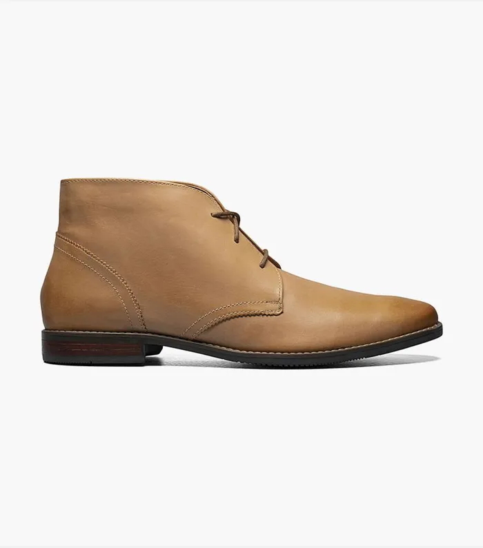 Men Matera II Plain Toe Chukka Boot Natural Florsheim Dress Shoes