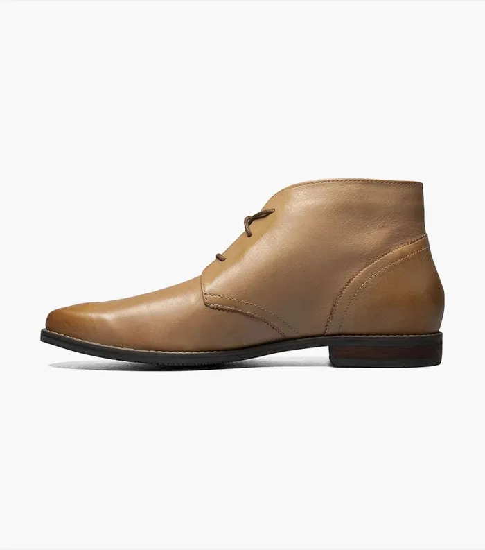 Men Matera II Plain Toe Chukka Boot Natural Florsheim Dress Shoes