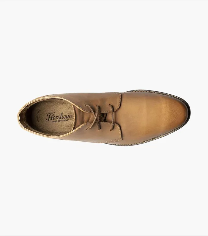 Men Matera II Plain Toe Chukka Boot Natural Florsheim Dress Shoes