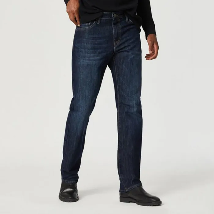 Men Mavi Matt Denim Dark Orvis Pants