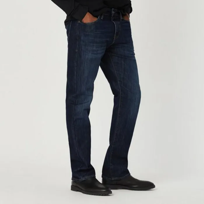 Men Mavi Matt Denim Dark Orvis Pants