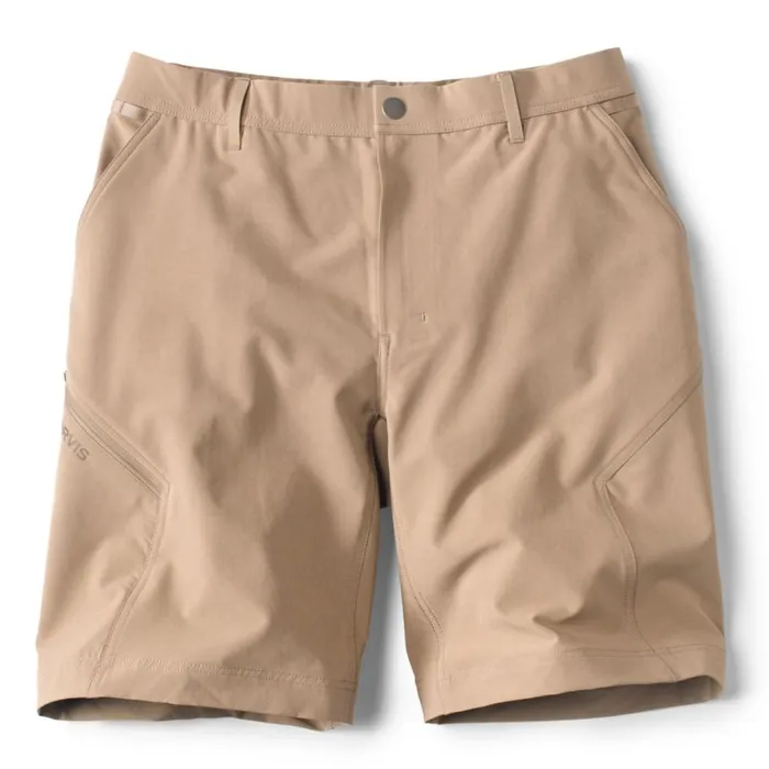 Men Menrsquos PRO Approach Shorts Desert Khaki Orvis Shorts