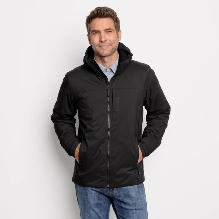 Men Menrsquos PRO Insulated Hoodie Blackout Orvis Jackets