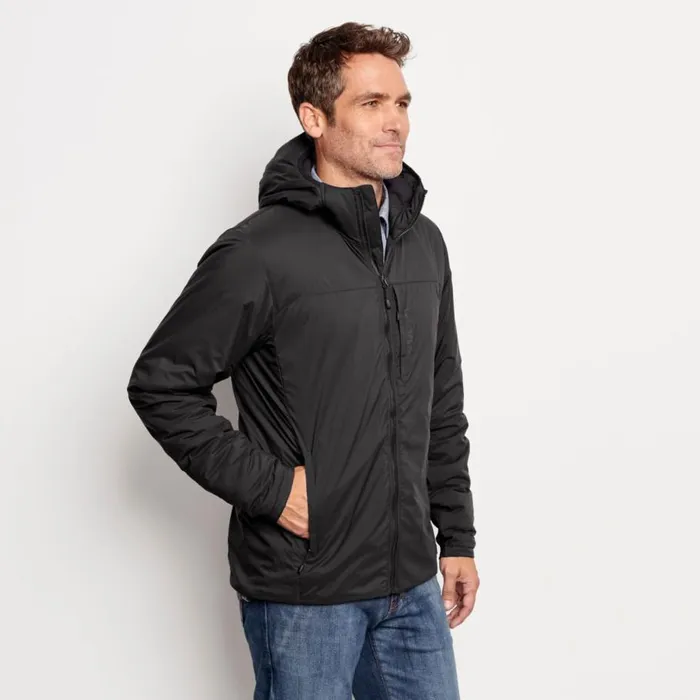 Men Menrsquos PRO Insulated Hoodie Blackout Orvis Jackets