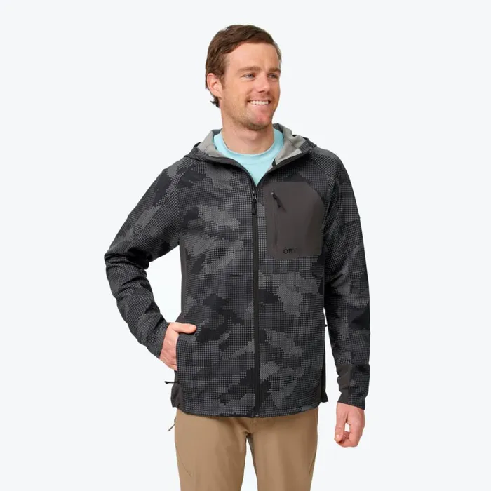 Men Menrsquos PRO LT Softshell Hoodie Shadow Camo Orvis Jackets