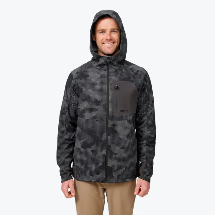 Men Menrsquos PRO LT Softshell Hoodie Shadow Camo Orvis Jackets