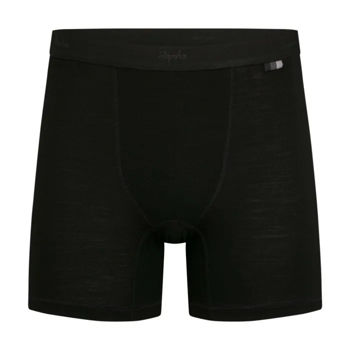 Men Merino Boxers Merino Boxers Black Rapha Hats Gloves and Accessories