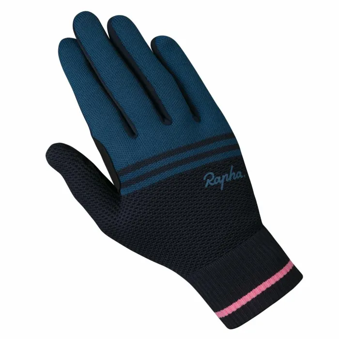 Men Merino Gloves Dark Navytealblackcarbon Grey Rapha Hats Gloves and Accessories Men Merino Gloves Dark Navytealblackcarbon Grey Rapha Hats Gloves and Accessories