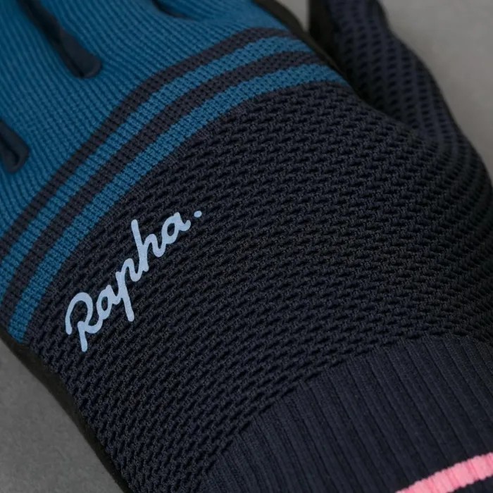 Men Merino Gloves Dark Navytealblackcarbon Grey Rapha Hats Gloves and Accessories Men Merino Gloves Dark Navytealblackcarbon Grey Rapha Hats Gloves and Accessories