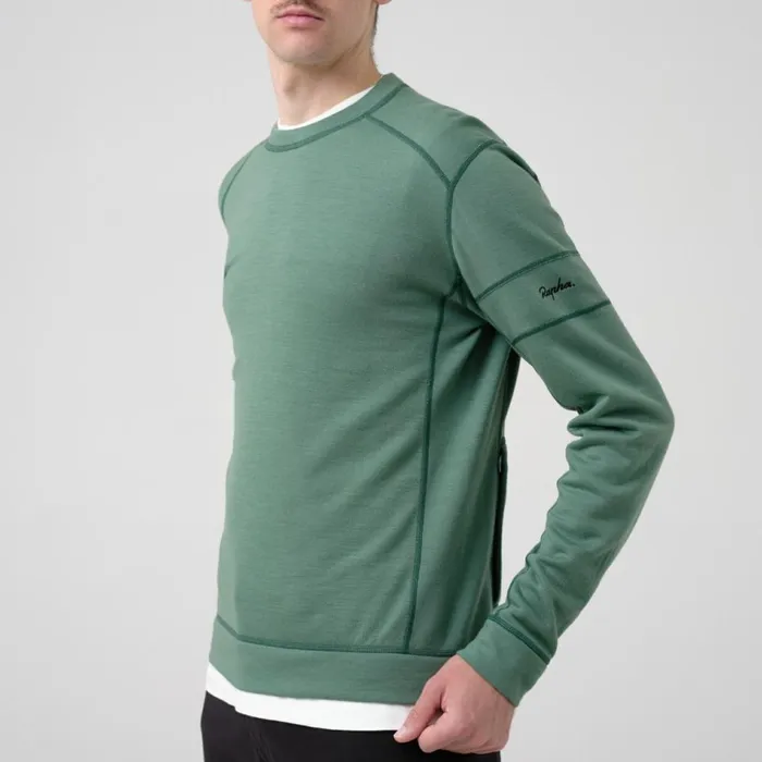 Men Merino Sweatshirt Blackdark Navybrickoffwhitebluegrey Bluedark Greendeep Green Rapha Hoodies and Sweatshirts