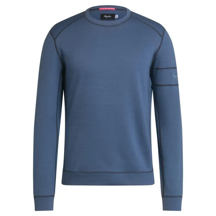 Men Merino Sweatshirt Blackdark Navybrickoffwhitebluegrey Bluedark Greendeep Green Rapha Hoodies and Sweatshirts