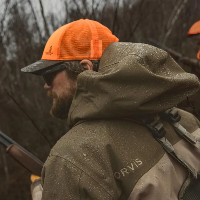 Men Mesh Back Waxed Brim Hat Pheasant Orvis Hats