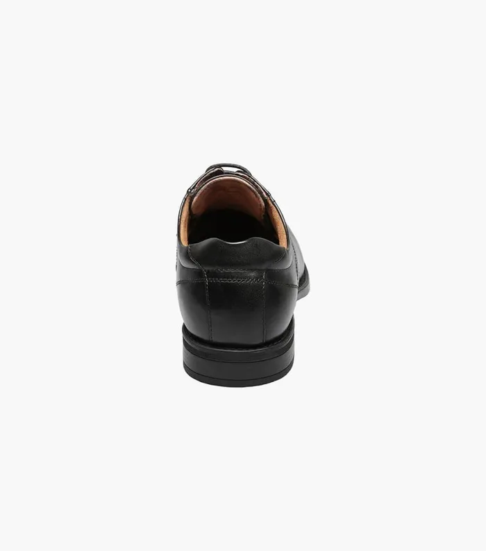 Men Midtown Bike Toe Oxford Black Florsheim Dress Shoes