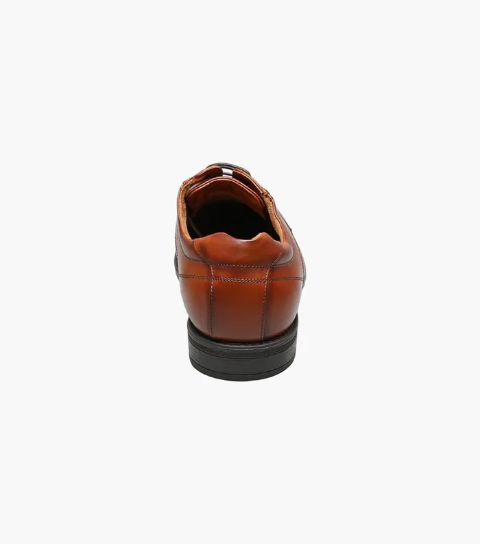 Men Midtown Bike Toe Oxford Cognac Florsheim Dress Shoes