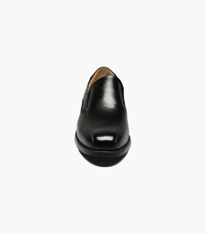 Men Midtown Bike Toe Slip On Black Florsheim Dress Shoes