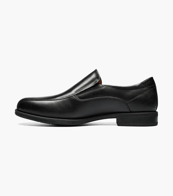 Men Midtown Bike Toe Slip On Black Florsheim Dress Shoes
