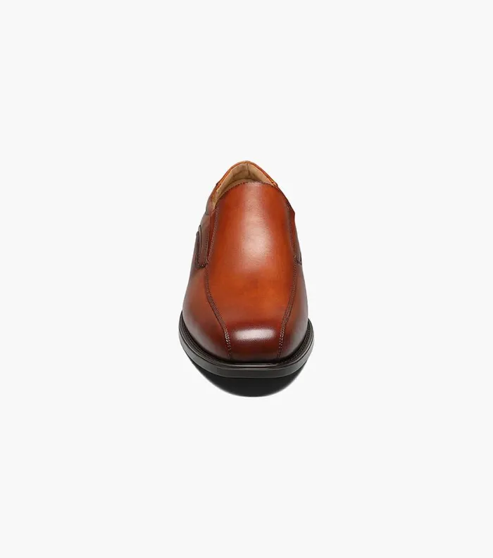 Men Midtown Bike Toe Slip On Cognac Florsheim Dress Shoes