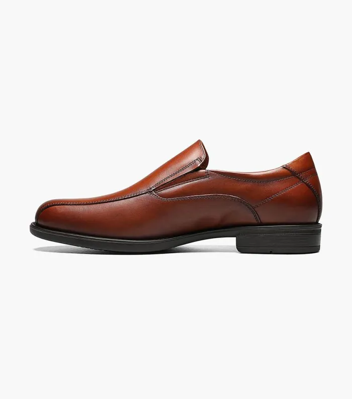 Men Midtown Bike Toe Slip On Cognac Florsheim Dress Shoes